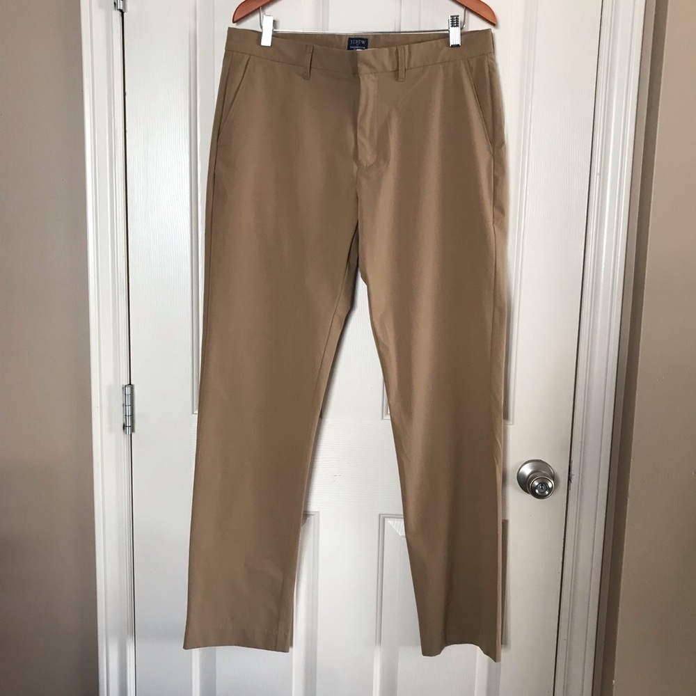 J.Crew Thompson Flex Tapered Stretch Slim Fit Chino Pant Size 34 x 34